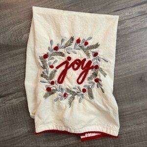 Max Studio Home "Joy" Christmas Holiday Kitchen Towel